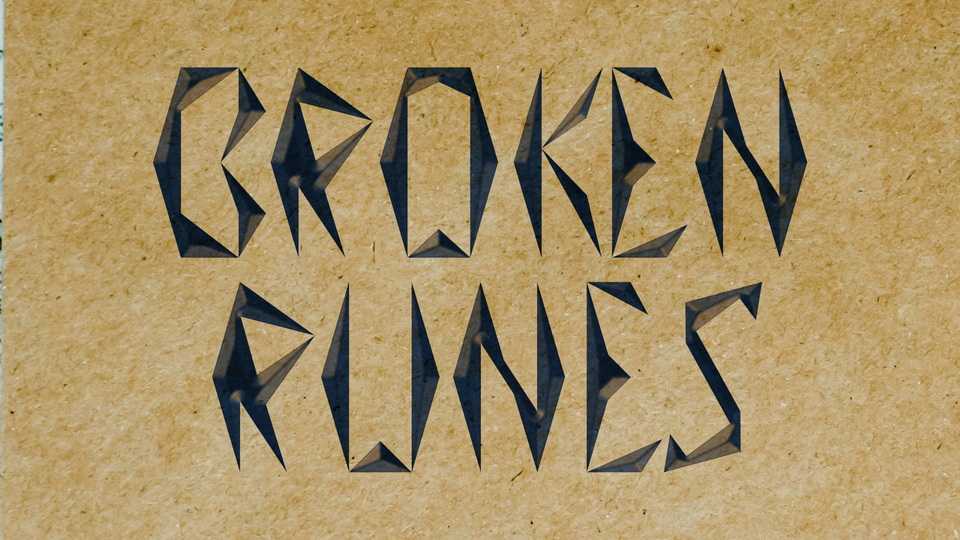 Broken Runes Font › Fontesk
