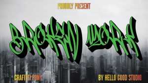 Broken Work Font › Fontesk