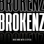 Brokenz - Bold Sans Serif Font