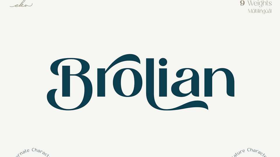 Brolian Font › Fontesk