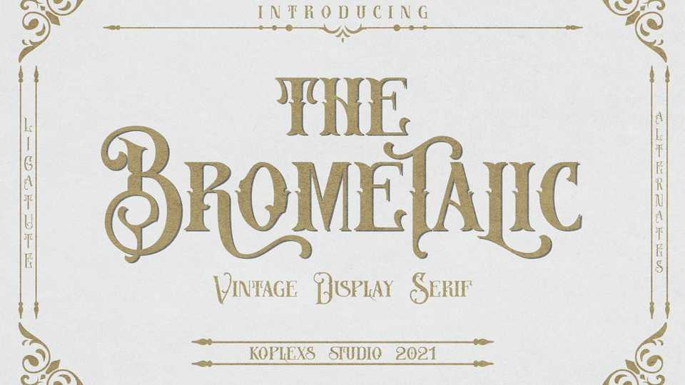 Brometalic Font › Fontesk