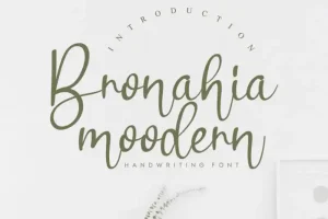 Bronahia Handwritten Font
