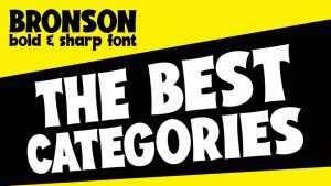 Bronson Font › Fontesk