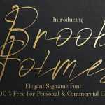 Brook Holmes Font › Fontesk - Fonte Grátis Brook Holmes Font › Fontesk