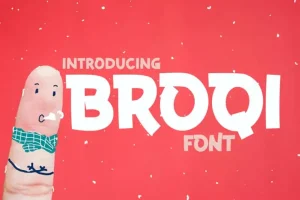 Broqi Display Font
