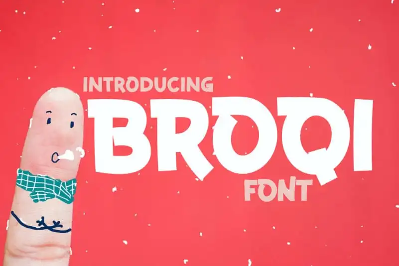 Broqi Display Font