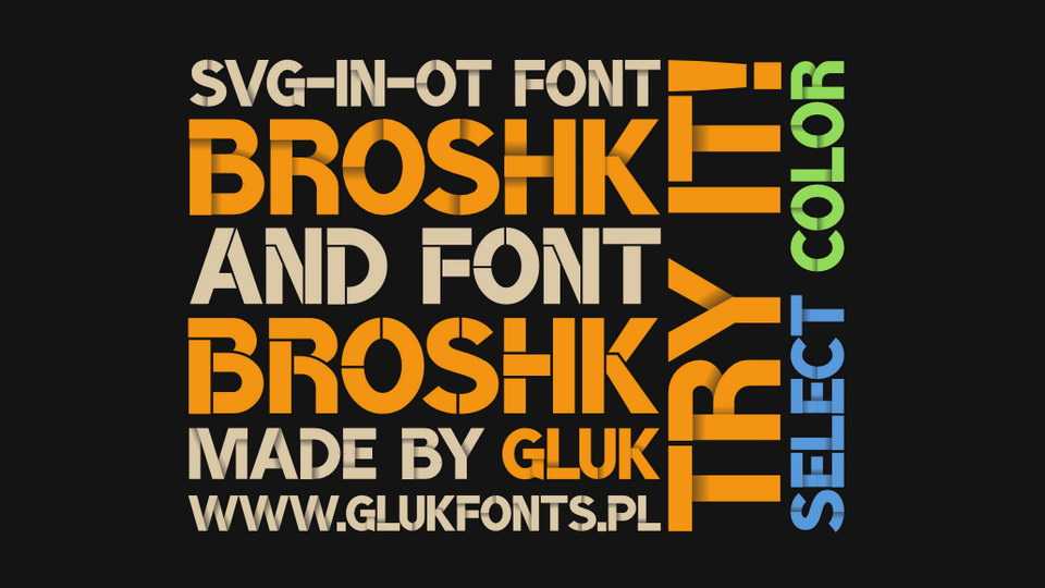 BroshK Font › Fontesk