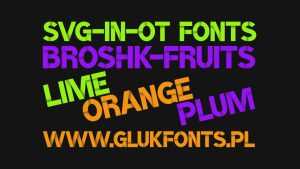 BroshK Fruits Font Family › Fontesk