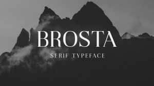 Brosta Serif Font › Fontesk