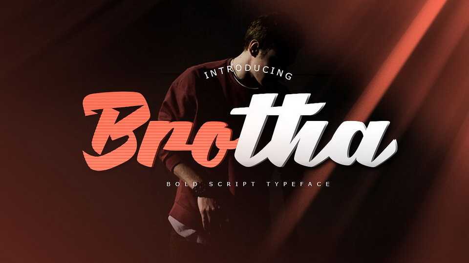 Brotha Script Font › Fontesk