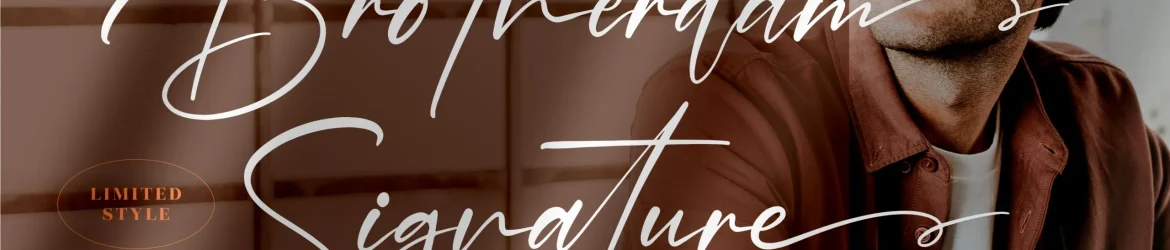 Brotherdam Signature Font