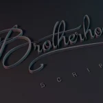 Brotherhood Script Font - Fonte Grátis Brotherhood Script Font