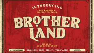 Brotherland Font › Fontesk