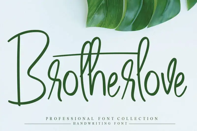 Brotherlove Script Font