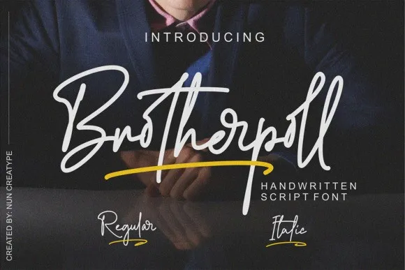 Brotherpoll Script Font