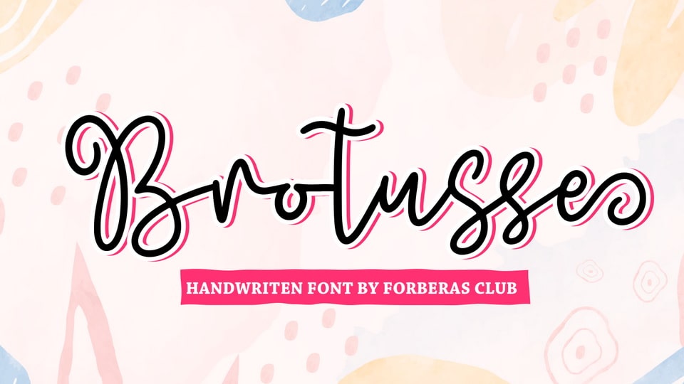 Brotusse Font › Fontesk