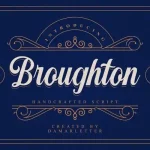 Broughton Script Font