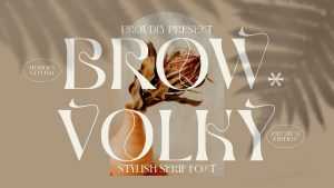 Brow Volky Font › Fontesk
