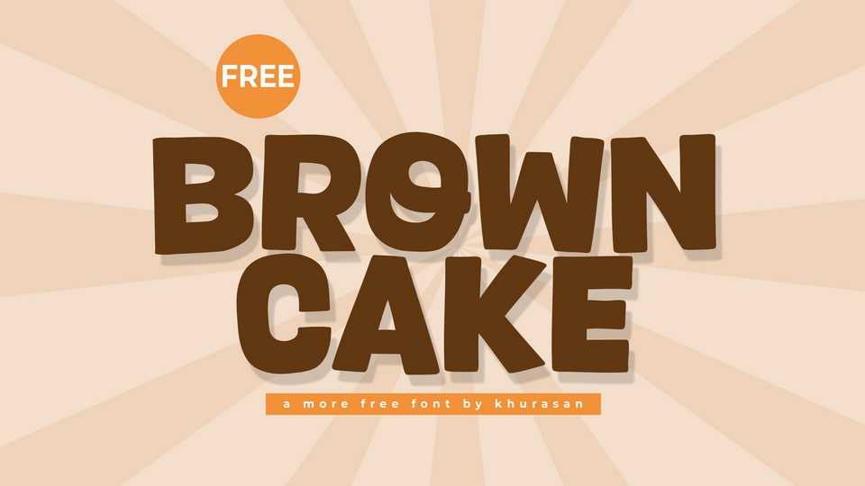 Brown Cake Font › Fontesk