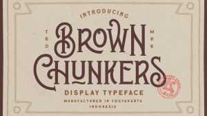 Brown Chunkers Font › Fontesk