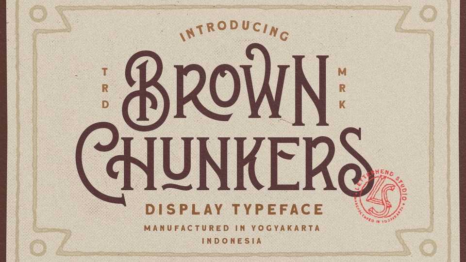 Brown Chunkers Font › Fontesk
