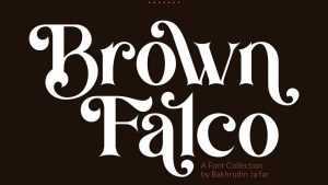 Brown Falco Font › Fontesk