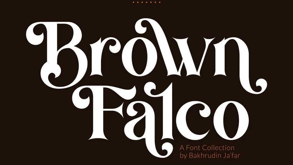 Brown Falco Font › Fontesk