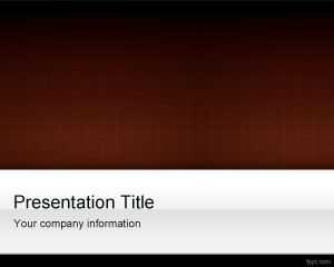 Brown Grid PowerPoint Template