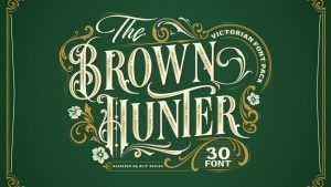 Brown Hunter Font › Fontesk