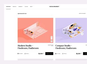 Browsing Apartments Website Template (Sketch)