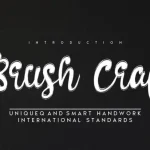 Brush Craf Script Font