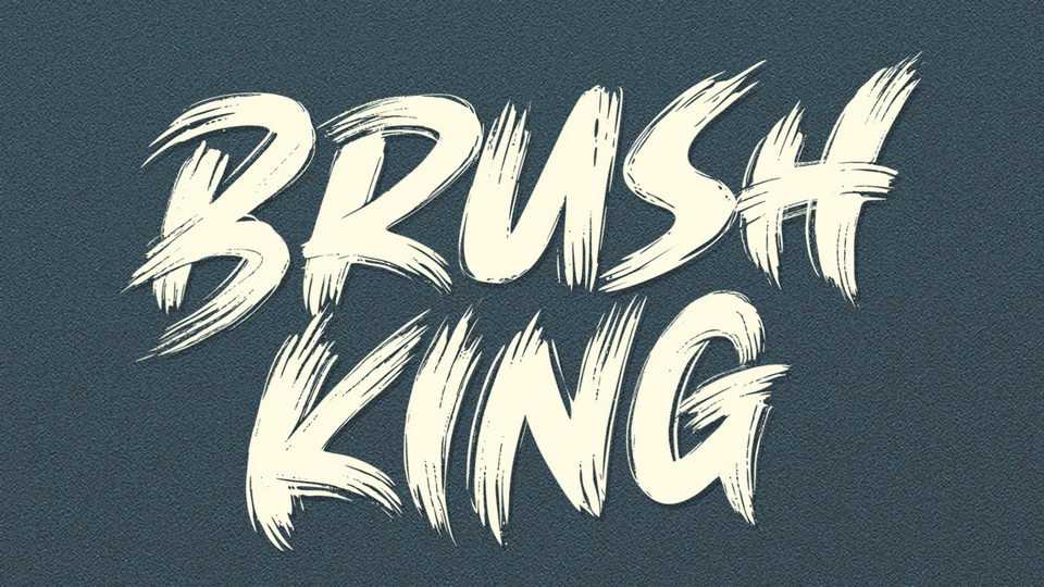 Brush King Font › Fontesk