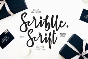 Brush Script Font - Scriblle