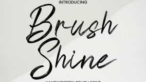 Brush Shine Font › Fontesk