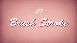 Brush Stroke Script Font › Fontesk