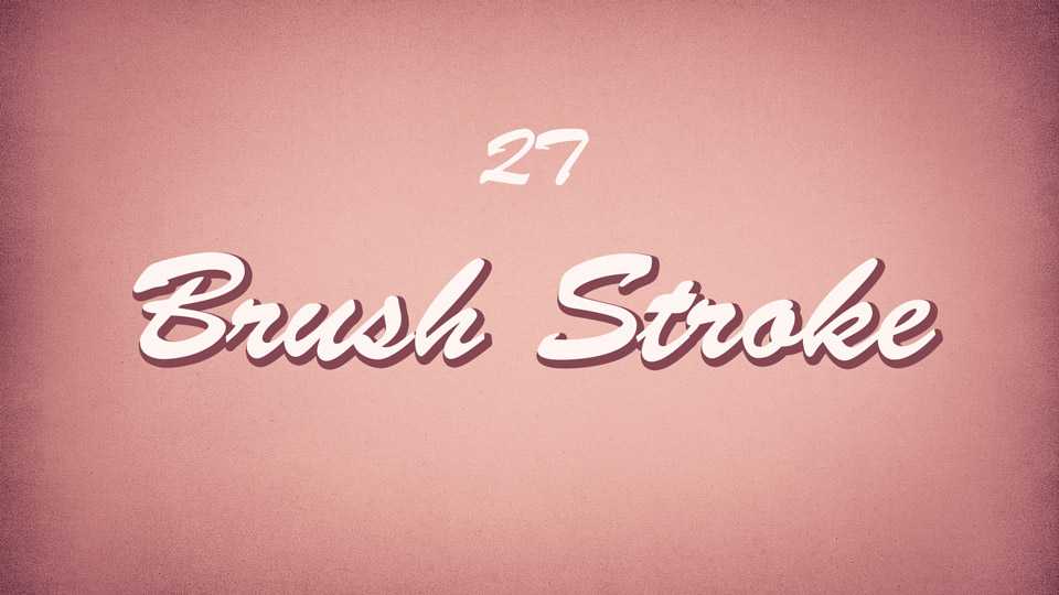 Brush Stroke Script Font › Fontesk