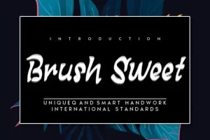 Brush Sweet Brush Font