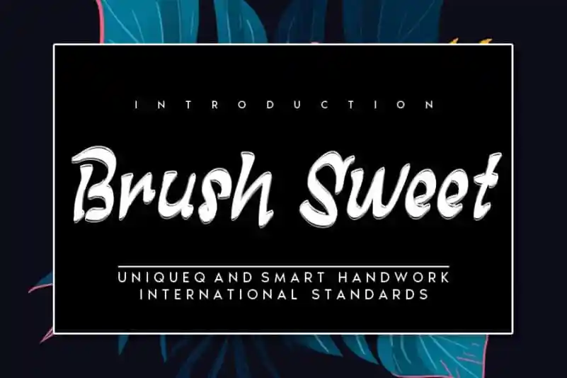 Brush Sweet Brush Font