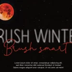 Brush Winter Script Font - Fonte Grátis Brush Winter Script Font