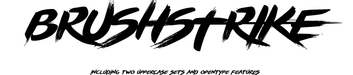 Brushstrike Font