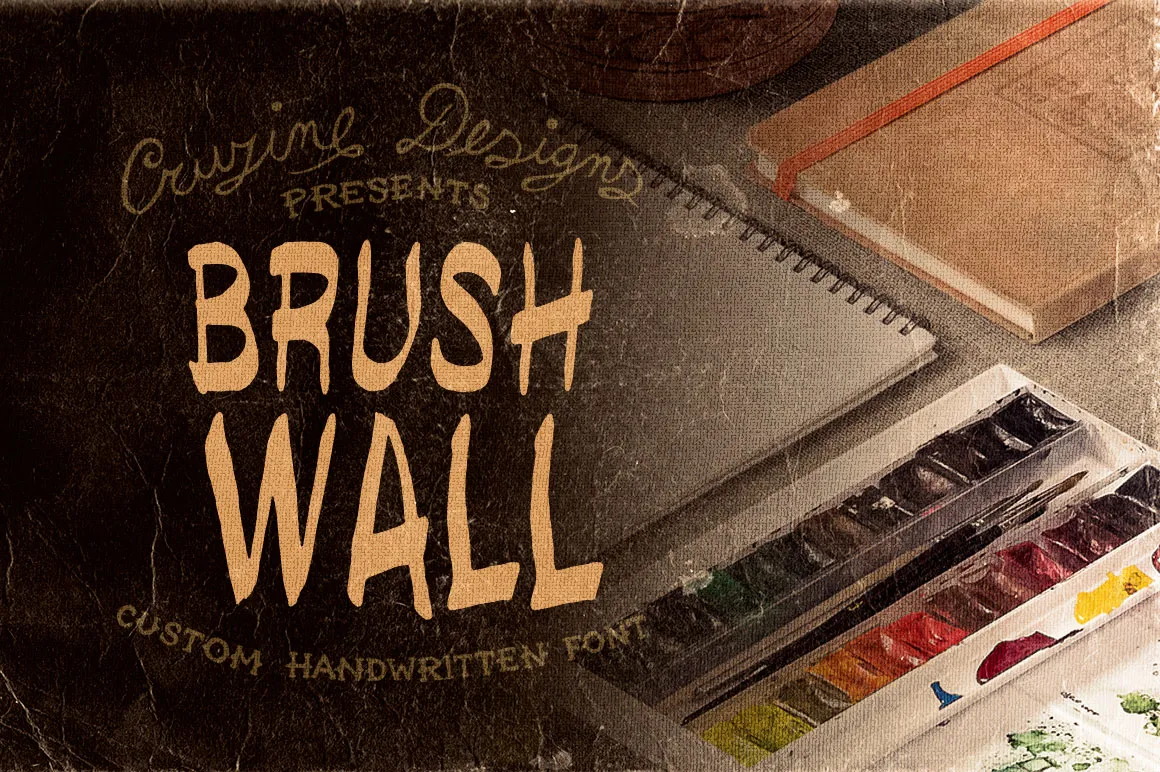 Brushwall Font
