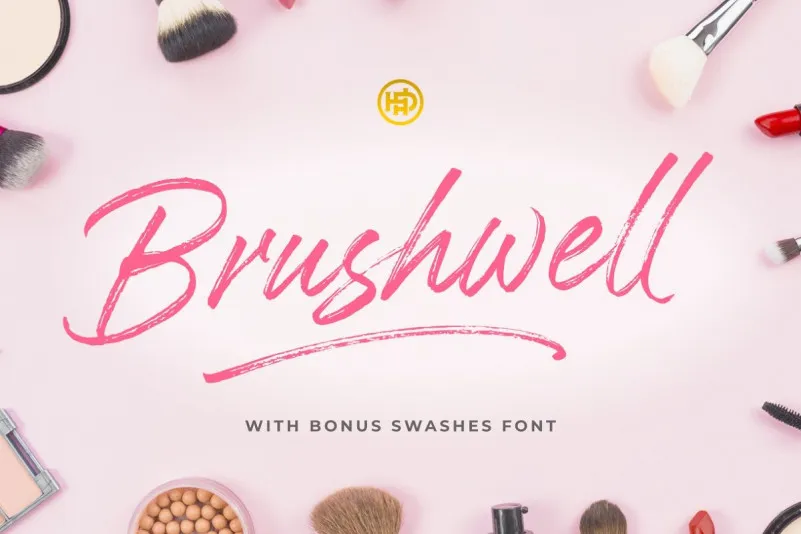 Brushwell Dry Brush Font