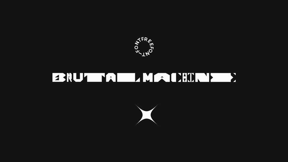 BrutalMachine Font › Fontesk