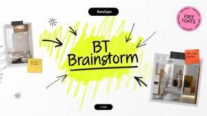 BT Brainstorm Font › Fontesk