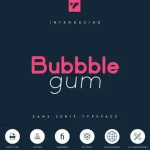 Bubbble Gum Sans Serif Typeface