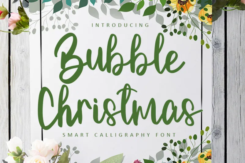 Bubbke Christmas Script Font