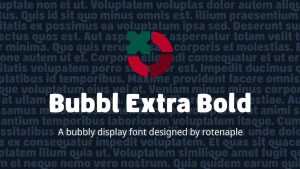 Bubbl Extra Bold Font › Fontesk