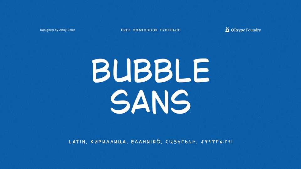 Bubble Sans Font › Fontesk