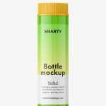 Bubble soap bottle mockup