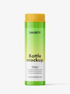 Bubble soap bottle mockup